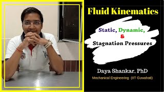 Fluid Mechanics | Static, Dynamic, and Stagnation Pressure | Daya Shankar