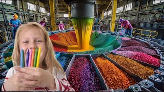 How Crayons are Made in The Factory