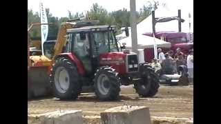 Massey Ferguson 6170 pulling Bedford 2013 part2/2 Coupal