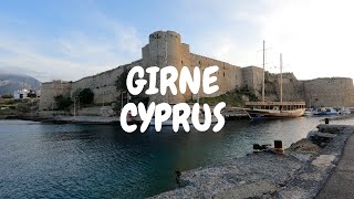 walking in girne north cryprus 在北塞浦路斯凯里尼亚城堡散步