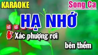 Karaoke Hạ Nhớ Nhạc Sống Song Ca Bm | Beat Yến Như