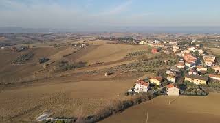 Colline Marchigiane in Inverno - Solfanuccio (San Costanzo, PU) - Dicembre 2023 - Mavic Air 2 4K