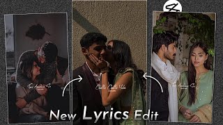 New Viral Lyrics Video Editing In Capcut ~Lyrics Video Edit