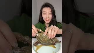 ASMR Eating, Crab Shrimp and Fish