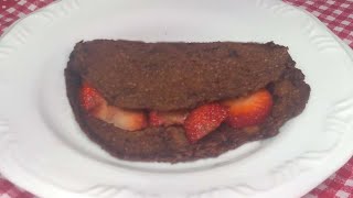 RECEITA DE AVEIOCA DE CHOCOLATE - LANCHE FIT