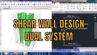 RCC Shear wall design for dual system using Etabs tutorial