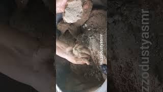 gritty sand cement asmr crumbling water crumbling asmr #oddlysatisfying