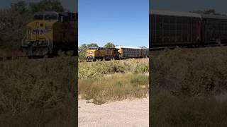 UP 7034 heads Southbound in Delta UT #up4014 #railway #uprailfanner #railroaders #railfan #fyp