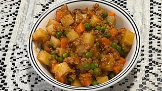 Ground Pork With Vegetables