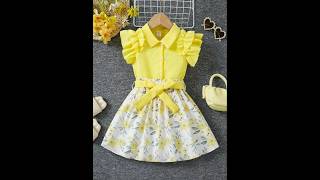 Latast baby girl frock design 2024#fashion#youtubeshorts  #summerfrockdesignforbabygirls2024