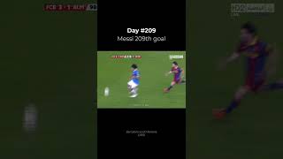 Day #209 | Messi 209th goal | Barcelona vs UD Almería (4/9/2011)