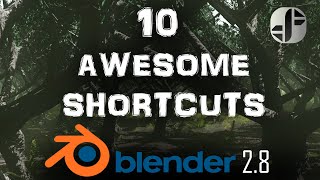 10 super useful shortcuts in BLENDER 2.8 | Tutorial