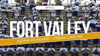 Fort Valley State University || Blue Machine Marching Band || Freak like me (8.31.24)