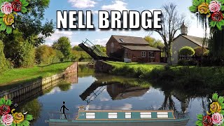 Nell Bridge, River Cherwell, Aynho Weir lock - more narrowboat journeys on the Oxford Canal.