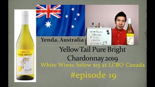 Yellow Tail Pure Bright Chardonnay #australiawine #casellawines #yellowtail #chardonnay #whitewine