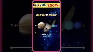 Earth to Moon A Journey of 238,855 Miles | The Moon So Close, Yet So Far | Motivation facts #shorts