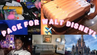 PACK WITH ME FOR DISNEY WORLD ✈️MUST HAVE HYGIENE HAUL for carry on bag + Quick Tour ✨ *First time*