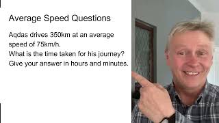 Average Speed GCSE maths