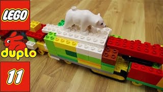 Lego Duplo 11 : Трейлер с медведем и дом из Лего Дупло. Нелогичный сценарий