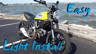 New Rage Cycles - Ducati Scrambler Front Signal Light Install