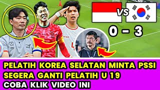 Hasil Pertandingan Indonesia U 19 VS Korea Selatan U 19❗Berita Timnas Viral Hari Ini ✅