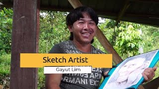 Long Lamai - Ulu Baram, Penan Village Exclusive Interview with Mr. Gayut Lim- Penan Sketch Artist