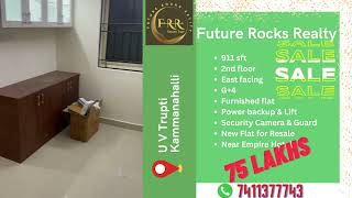 UV Trupti Flat Resale Kammanahalli Near Empire Hotel Bangalore