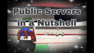 Public servers in a nutshell. (Roblox slapshot)