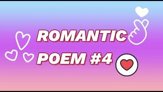 Romantic  Poem 4. #shorts #love #poem  #romance