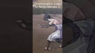 Orochimaru's Jutsu in Naruto Shippuden Ultimate Ninja Heroes 3 #naruto