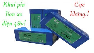 Bung 2 quả pin xe điện 48v cực khủng.