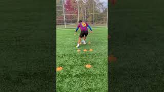 Messi dribbling circuit🔥to improve dribbling #soccerskills #soccer #football #dribbling #skills