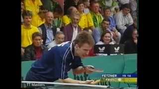 Tischtennis Bundesliga: Steffen Fetzner vs Peter Franz May 2000