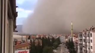 Tormenta de Arena en Konya, Turquia 29sep