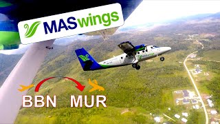 ✈︎ FULL FLIGHT ✈︎ A Bumpy Ride in the Malaysian Forests / Borneo - MAS Wings ✈︎