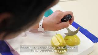 Présentation d'aide techniques - Le couteau à lame basculante