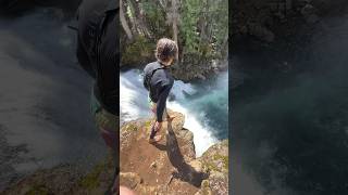 75 FT TRIPLE GAINER INTO WATERFALL                                              #california