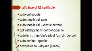 Let's Encrypt SSL Certificate Install on Debian Fresh