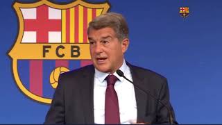 LAPORTA explica en detalles la salida de MESSI del FC Barcelona | Video completo