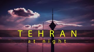 شب گردی در اتوبانهای تهران - Street tour at night in Tehran