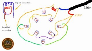 rewinding a dryer motor part 3 connections with diagram