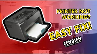 Printer not working? EASY FIX!