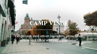 Camp Vinge 2017 - rakaste vägen till drömjobbet!