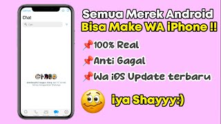 Wa iOS Terbaru 2023 || Cara Mengubah WhatsApp Android menjadi iPhone terbaru 2023