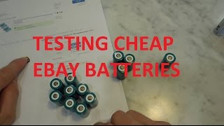 FINDING GOOD BATTERIES AMONGST CHEAP EBAY KNOCK OFF LITHIUM IONS