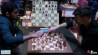 Daniil Dubov wrecks Nihal Sarin's kingside | Tata Steel India 2024 Blitz