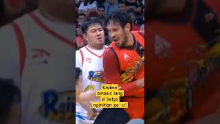 Junemar nginitian lang c Big Beau 😅#PBA #SMB #sanmiguel #beermen #kraken #JuneMarFajardo #shorts