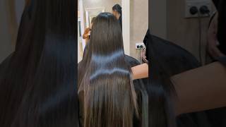 sleek and smooth hair with keratin treatment #hair #keratin #hairstraightening #viral #video #short