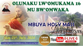 Catholic Mass Today |Daily TV Mass, Ssande Missa Mutukirivu 21st July, 2024