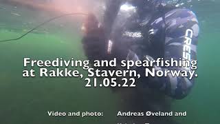 Spearfishing at Rakke, Stavern. Norway. 21.05.2022